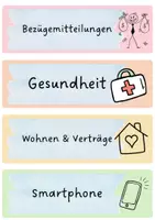 Vorschau - Anderer Materialtyp - Beschriftungen für Büro-Ordner - Seite 1
