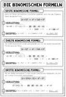 Vorschau - Poster - BINOMISCHE FORMELN (Terme mit Potenzen) - Poster + Merkblatt - Seite 3