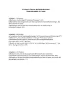 Vorschau - Arbeitsblätter - Klausur chemisches Gleichgewicht, Kohlenstoffkreislauf - Deckblatt