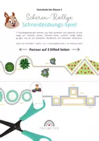 Vorschau - Arbeitsblätter - Schneiden üben – Feinmotorik im Anfangsunterricht Vorschule - Klasse 1 - Deckblatt