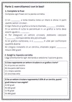 anteprima - Esercizi - Disegnare settori del cerchio proporzionali alle percentuali - Pagina 1