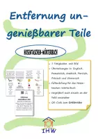 Vorschau - Arbeitsblätter - Materialpaket Wörterbücher "Alles zum Thema Speisenzubereitung" mit Erklärvideos - Seite 1