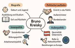 Vorschau - Arbeitsblätter - Arbeitsblätter zum Thema "Bruno Kreisky" + Lösung & MP3 + Mindmap - Seite 3