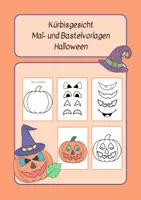 Vorschau - Mal- und Bastelvorlagen - HALLOWEEN Mal- und Bastelvorlagen Kürbisgesicht - Deckblatt