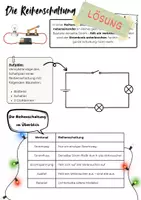 Vorschau - Arbeitsblätter - Reihen- & Parallelschaltung - Stromkreis - Elektronik - Seite 3