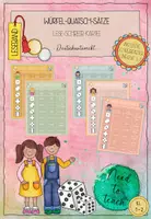 Vorschau - Aufgabenkarten - Würfel-Quatsch-Sätze - Deckblatt