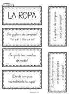 Vorschau - Arbeitsblätter - “La ropa” - Sprechanlässe zum Thema Kleidung - Seite 2