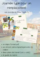 Aperçu - Outils du professeur - Journée spécial Italie remplacement cycle 3 - Page de couverture