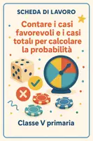 anteprima - Esercizi - Contare i casi favorevoli e i casi totali per calcolare la probabilità - Pagina di copertina