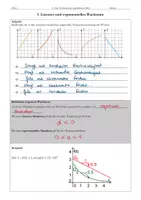 Vorschau - Unterrichtsreihen - Mathe 10. Klasse negatives Wachstum - Seite 1