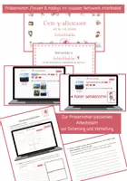 Vorschau - Arbeitsblätter - Homeschooling-geeignet: Spanisch Hobbys & soziale Netzwerke - Deckblatt