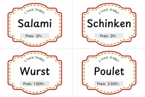 Vorschau - Spiele - Markt Preis Schilder - Deckblatt