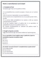 anteprima - Esercizi - Dati e probabilità (Raccolta) - Pagina 1