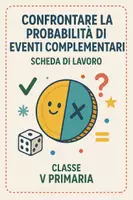 anteprima - Esercizi - Confrontare la probabilità di eventi complementari - Pagina di copertina