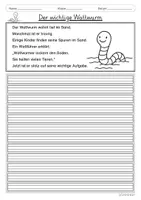 Vorschau - Arbeitsblätter - Abschreibtexte - An der Nordsee (Klasse 1-2) - Seite 2
