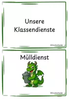 Vorschau - Anderer Materialtyp - Unsere Klassendienste - Drachen - Seite 1