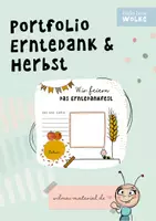 Vorschau - Arbeitsblätter - Erntedank Kindergarten Portfolio: 17 handgezeichnete Herbst Vorlagen - Seite 1