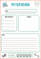 Vista previa - Hojas de trabajo - Fichas de Book y Film Review – ¡Divertidas y fáciles para tus alumnos! - página 3