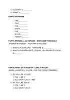anteprima - Quiz - ENGLISH TEST – VERIFICA DI INGLESE - Pagina 1