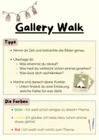 Vorschau - Arbeitsblätter - Gallery Walk (Methodenbeschreibung, Themeneinstieg) - Seite 1