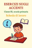 anteprima - Esercizi - Ortografia italiana: esercizi sugli accenti - Pagina di copertina