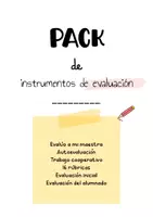 Vista previa - Unidades / Secuencias / Situaciones de Aprendizaje - PACK INSTRUMENTOS DE EVALUACIÓN - página 1