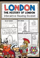 Vorschau - Arbeitsblätter - THE HISTORY OF LONDON - Interactive Reading Booklet - Deckblatt