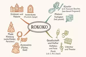 Vorschau - Arbeitsblätter - Arbeitsblatt "Rokoko" + Onlineübung & MP3 + Mindmap + Infografik - Seite 2