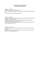 Vorschau - Arbeitsblätter - Klausur Kalkkreislauf - Deckblatt