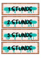 Vorschau - Mal- und Bastelvorlagen - Sparpaket Street Style: Klassenzimmerdeko / Klassenraum - Seite 2