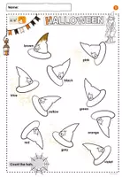 Vorschau - Arbeitsblätter - Halloween - read and colour editierbar - Seite 3