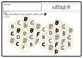 Vista previa - Hojas de trabajo - FICHAS DE LAS LETRA B-C-D-F-G - página 2