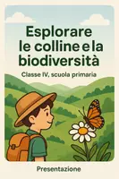 anteprima - Presentazioni / Lavagne - Esplorare le colline e la biodiversità - Pagina di copertina