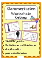 Vorschau - Spiele - Materialpaket Klammerkarten WORTSCHATZ - Seite 1