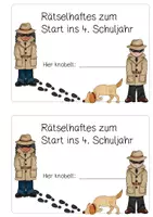 Vorschau - Arbeitsblätter - Detektivaufgaben zum Start ins 4. Schuljahr - Seite 1
