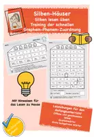 Vorschau - Arbeitsblätter - Silben-Häuser Lesetraining im Anfangsunterricht - Deckblatt