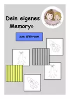 Vorschau - Spiele - Basteln: Memory® Spiel zum Weltraum - Deckblatt