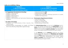 Vorschau - Merkblätter - Infoblatt Abschlussprüfung 2026 Deutsch Realschule Baden-Württemberg - Seite 3