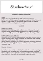 Vorschau - Stundenentwürfe - Materialpaket: Sachunterricht Klasse 3 & 4 - Seite 3