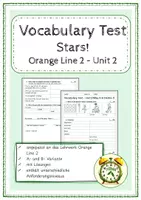 Vorschau - Test - Vocabulary Tests für Themen der 6. Klasse (Orange Line) - Seite 1