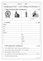 Vorschau - Test - Vocabulary Test - London life - (Orange Line 2) - Seite 3