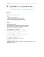 Vorschau - Arbeitsblätter - 🔐 Cyberdetektive – Spuren im Netz (Informatik, KI) ab Klasse 7 - Seite 1
