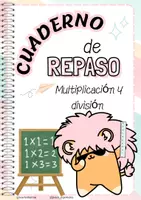 Vista previa - Hojas de trabajo - CUADERNO REPASO MULTIPLICACIONES Y DIVISIONES - Portada
