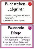 Vorschau - Spiele - Buchstabeneinführung Stationenkarten, Beispiele und Arbeitsmaterial - Seite 3