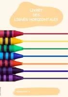 Aperçu - Feuilles d'exercices - Livret des Lignes Horizontales - Page de couverture