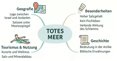Vorschau - Arbeitsblätter - Arbeitsblätter "Totes Meer" + Lösung & MP3 + Mindmap + Infografik - Seite 2
