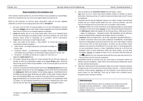 Vorschau - Arbeitsblätter - Eigene Beats produzieren - Deckblatt