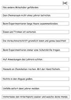 Vorschau - Arbeitsblätter - Weg mit dem Chaos im Chemieraum (Die Laborregeln) - Seite 3