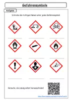 Vorschau - Arbeitsblätter - Gefahrensymbole - Seite 2
