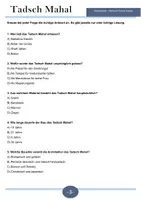 Vorschau - Arbeitsblätter - Tadsch Mahal - Eines der neuen sieben Weltwunder - Seite 2